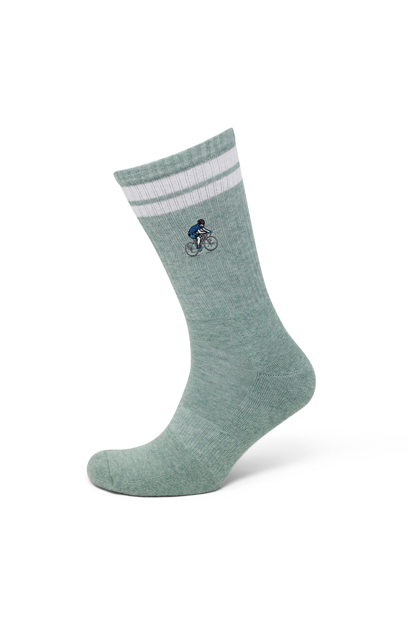 Crew Socks - coole Tennissocken mit Bestickung Tennisspieler Surfer