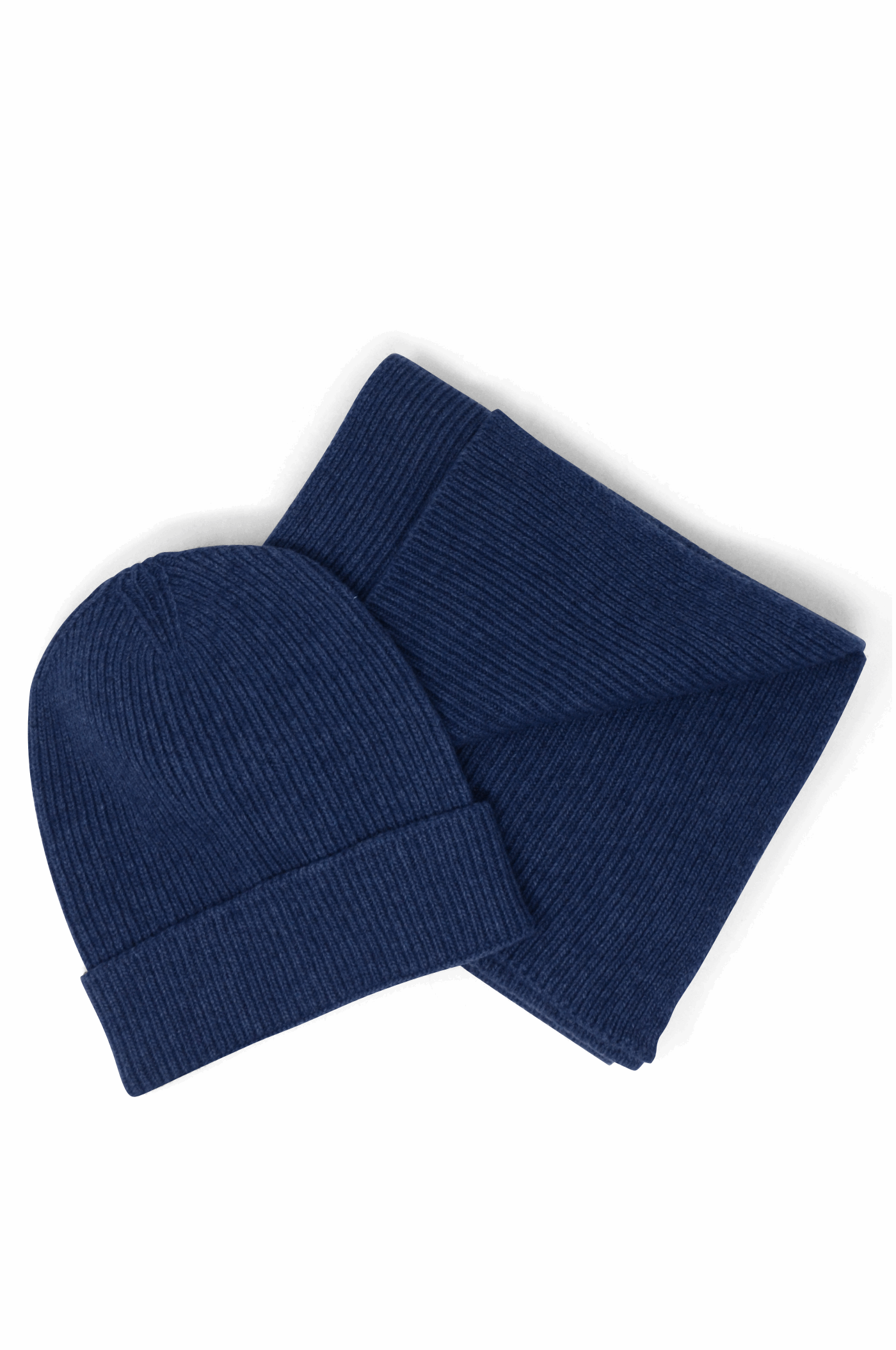 set mütze schal handschuhe damen blau Set Mütze und Schal Blau