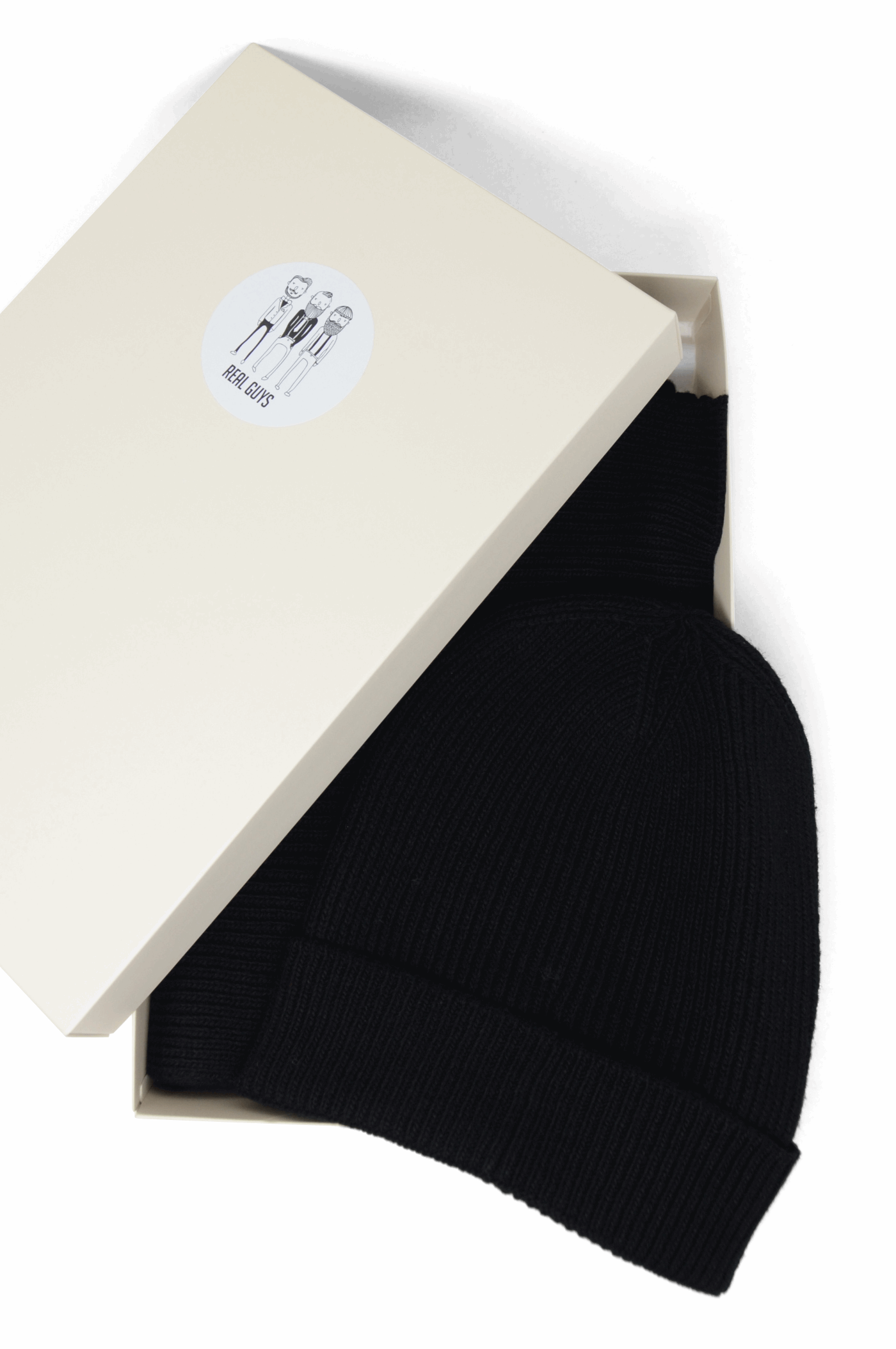Set Mütze und Schal Schwarz