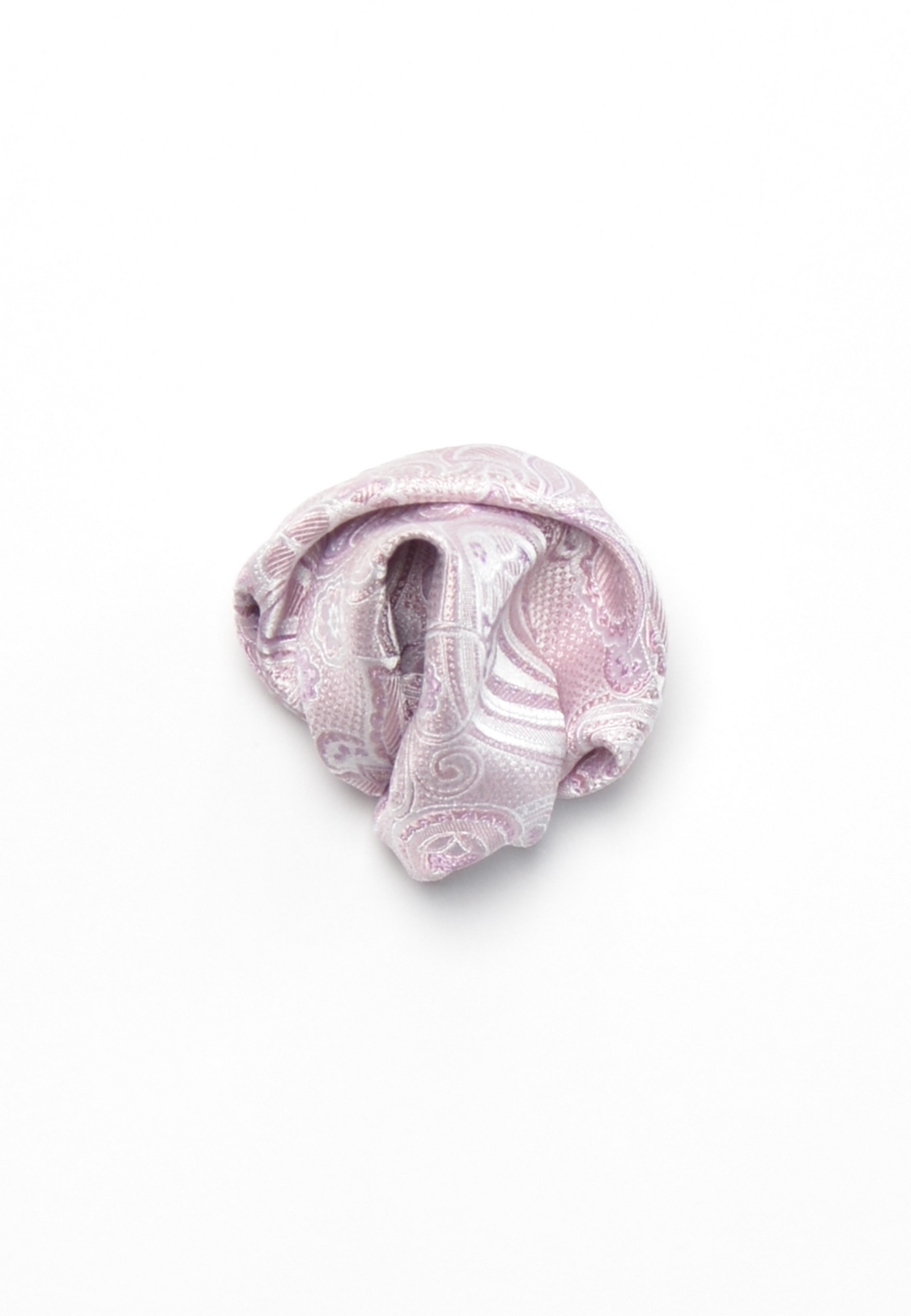 Hochzeit-Set Fliege und Einstecktuch mit Paisleys rosé