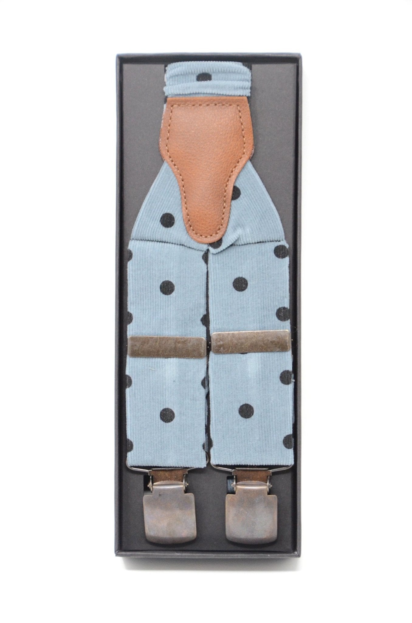 Modischer Hosenträger mit schwarzen Punkten - REAL GUYS