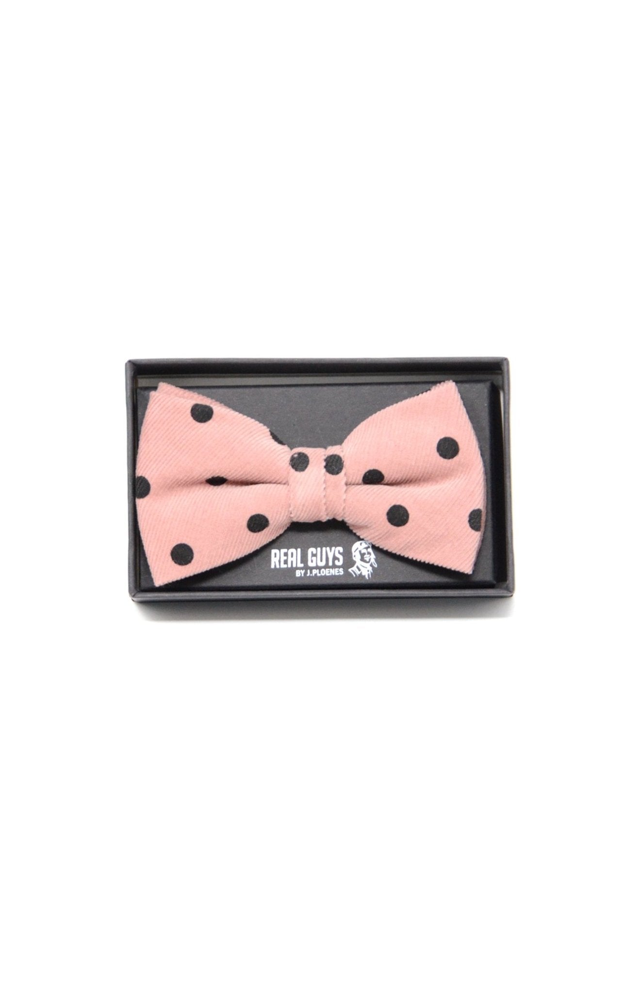 Schmale Fliege mit schwarzen Punkten - REAL GUYS