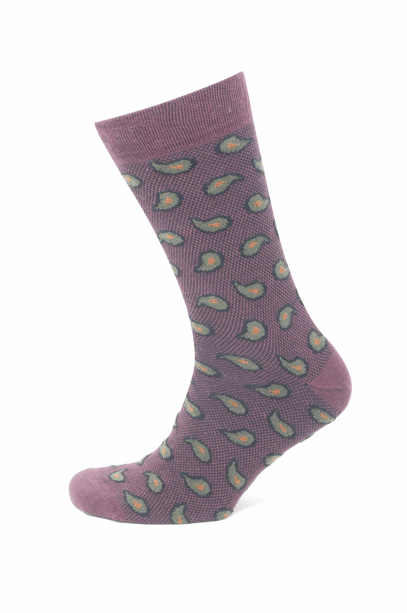 Modische Socke mit Paisley