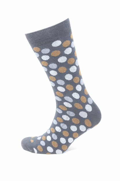 Modische Socke mit Punkten