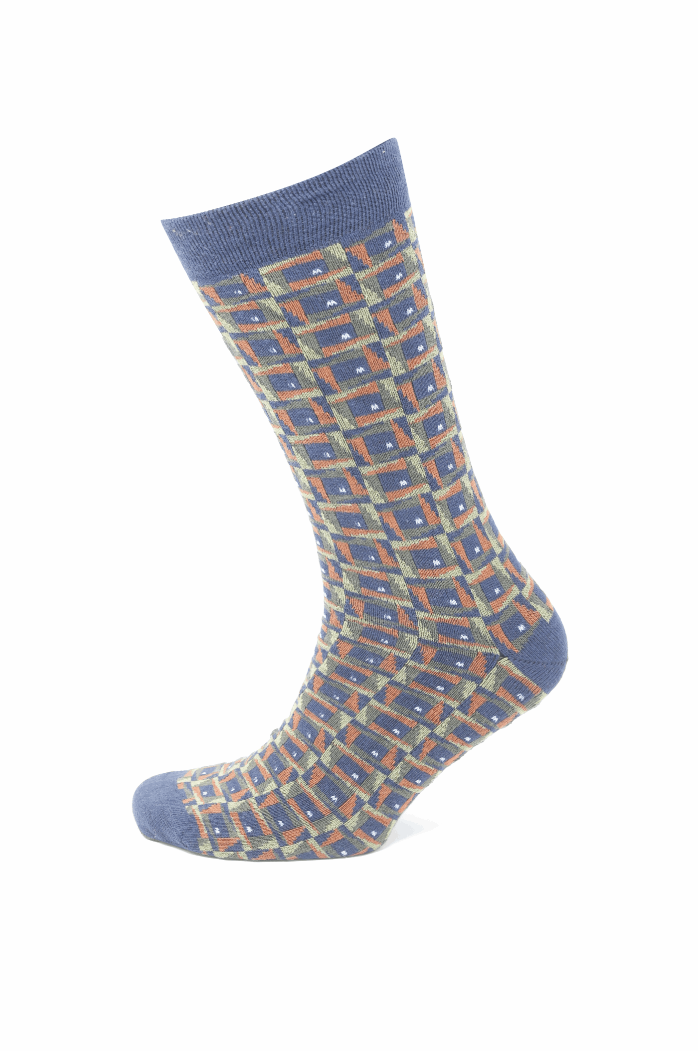 Modische Socke gemustert