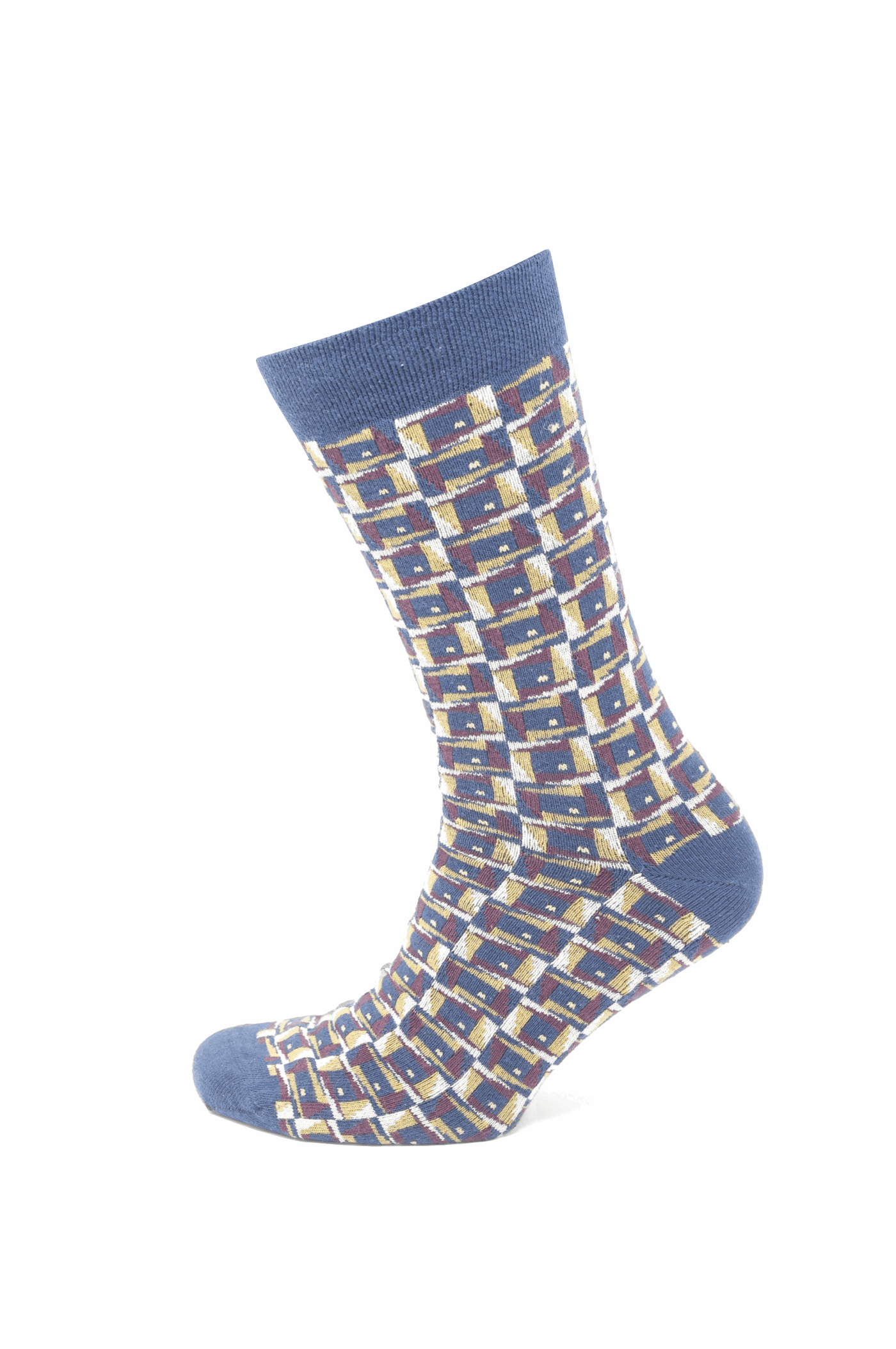 Modische Socke gemustert
