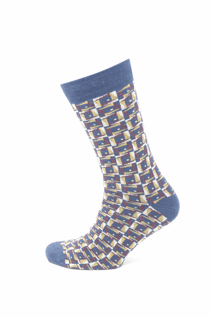 Modische Socke gemustert