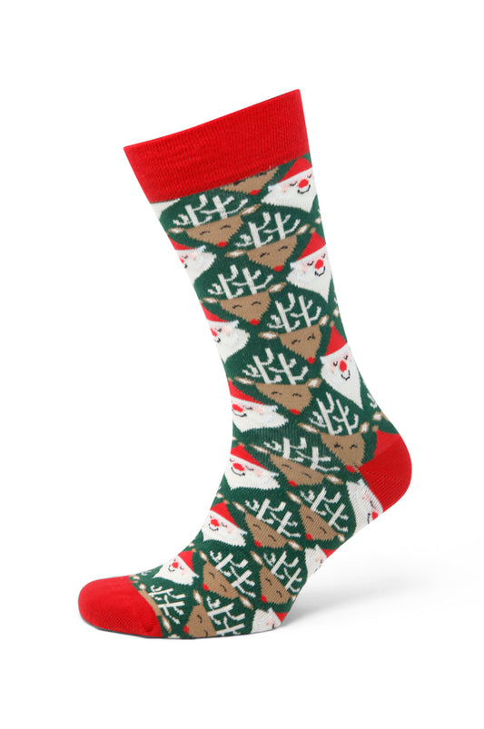 Weihnachtssocken mit Weihnachtsmännern