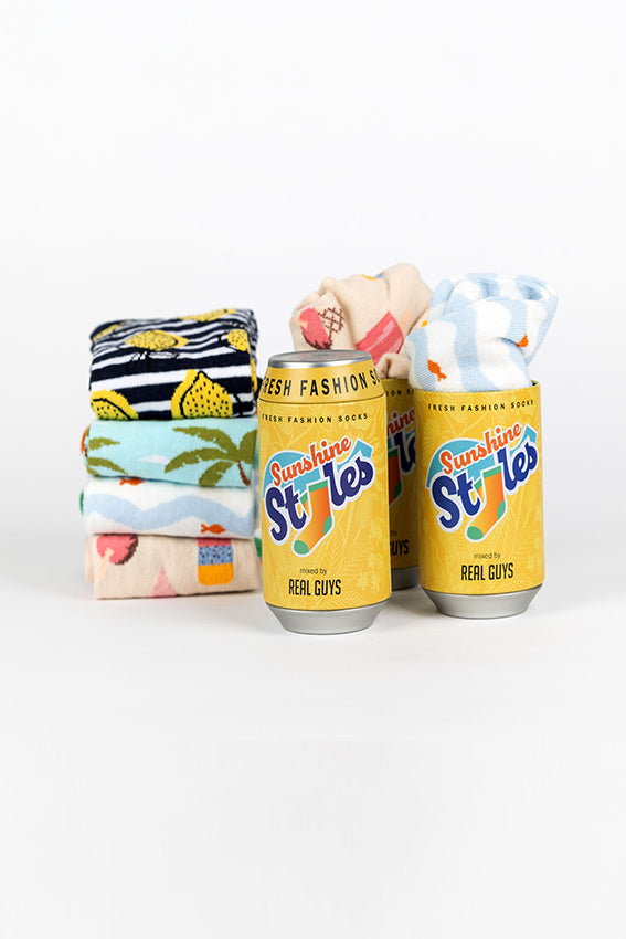 Freshe Socken - Sunshine Style Zitrone