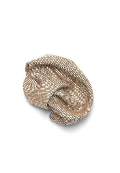 Hochzeit-Set Fliege und Einstecktuch Uni beige