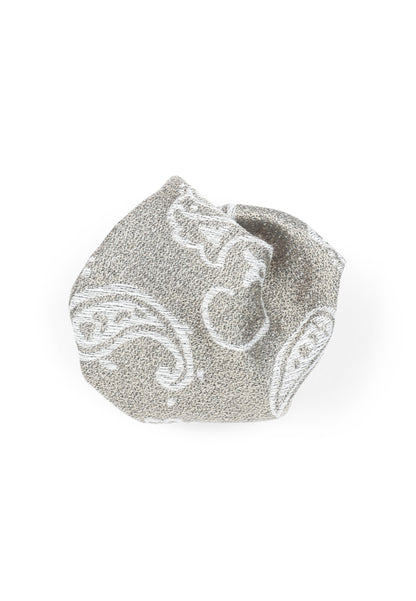 Hochzeit-Set Fliege und Einstecktuch mit Paisleys beige