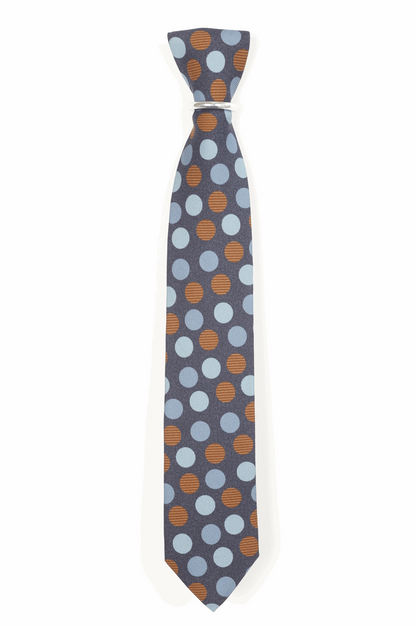 Krawatte mit Punkten
