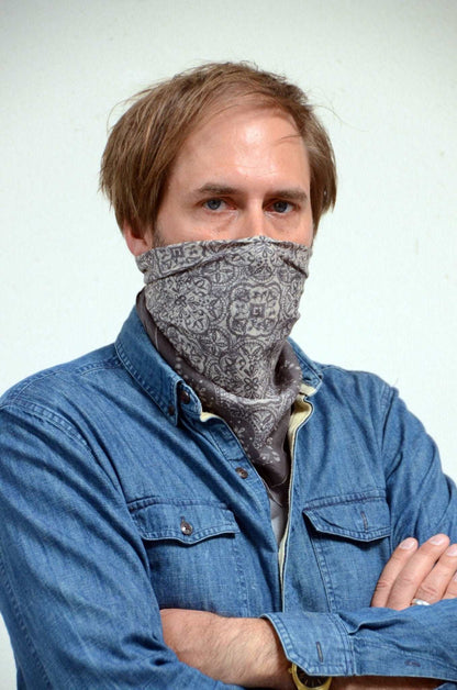 Neckerchief Bandana grau - REAL GUYS