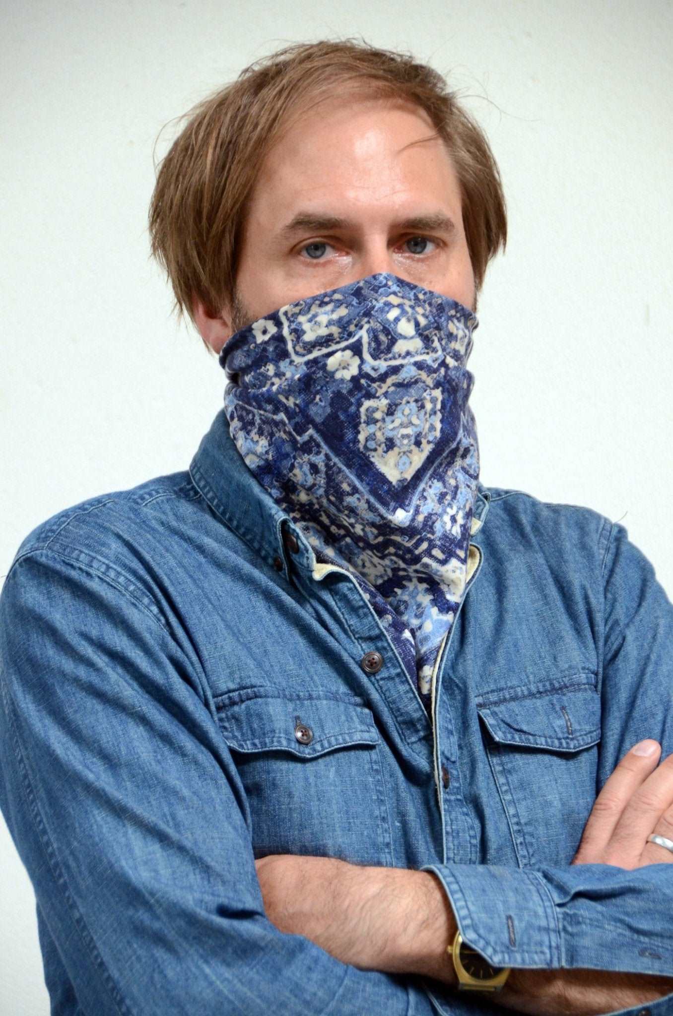 Neckerchief Inca blau - REAL GUYS