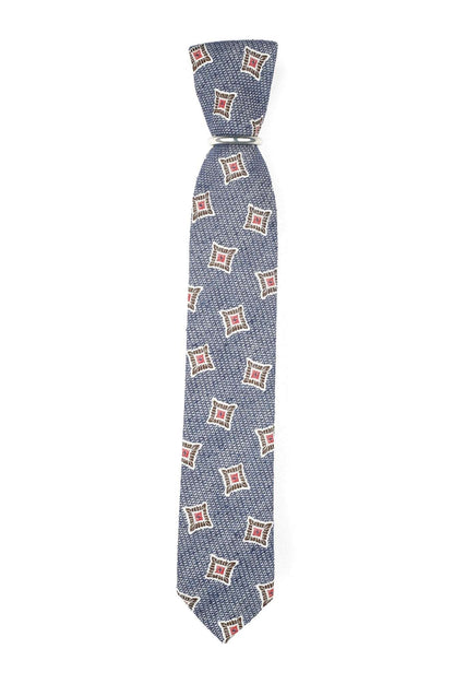 Schmale Krawatte mit markanten Motiven - REAL GUYS