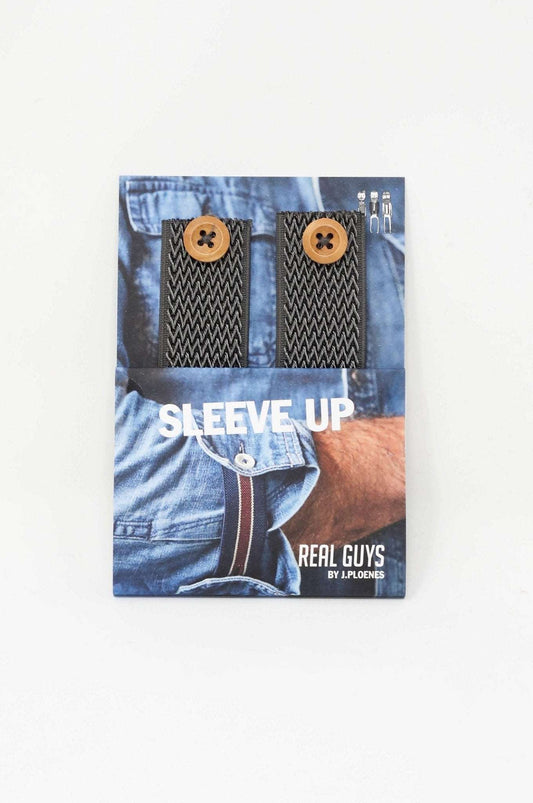 SLEEVE UP - ZickZack grau - REAL GUYS