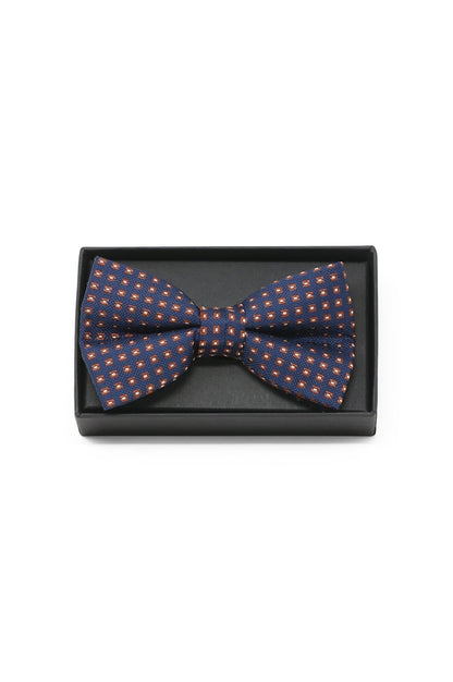 Fliege mit Quadrat-Muster - Blau - REAL GUYS