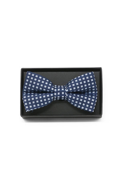 Fliege mit Quadrat-Muster - Blau - REAL GUYS