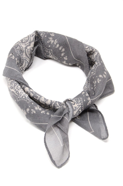 Neckerchief Bandana grau - REAL GUYS