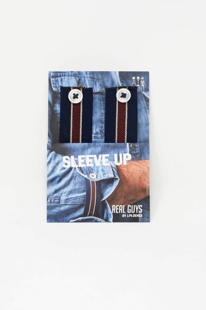 SLEEVE UP - Streifen blau/rot - REAL GUYS